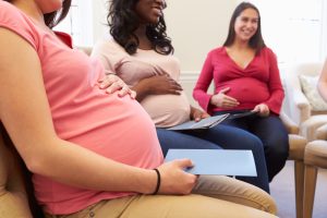 roda de conversa entre gestantes